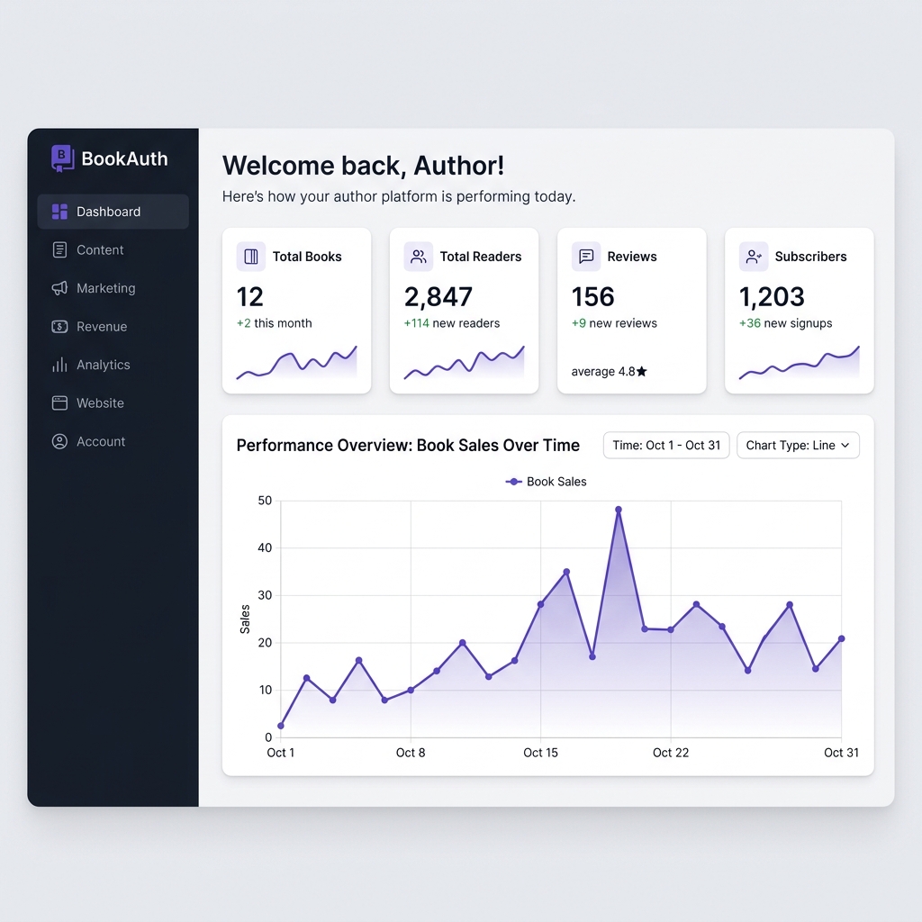 Author Dashboard Overview